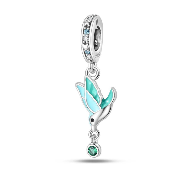 925 Sterling Silver Animal Beads Charm Diy Bracelet Accessories With Dripping Oil Hot Style