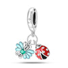 925 Sterling Silver Animal Beads Charm Diy Bracelet Accessories With Dripping Oil Hot Style