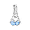 925 Sterling Silver Animal Charm Pendant Beads Diy Jewelry Bracelet Accessories With Dripping Oil Design