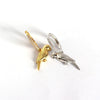 925 Sterling Silver Animal Parrot Diamond Earrings For Women