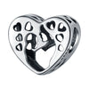 Sterling Silver Beads Diy Jewelry Accessories Bracelet Pendant With Dripping Oil Design For Boys And Girls