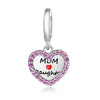 Sterling Silver Beads Diy Jewelry Accessories Bracelet Pendant With Dripping Oil Design For Boys And Girls
