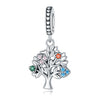 Sterling Silver Beads Diy Jewelry Accessories Bracelet Pendant With Dripping Oil Design For Boys And Girls