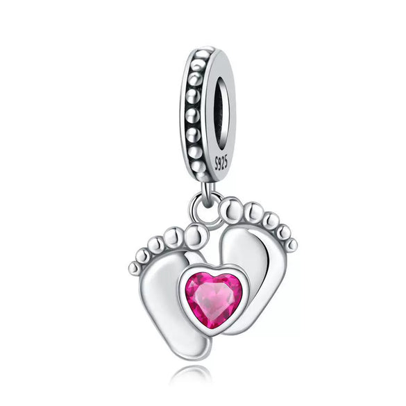 Sterling Silver Beads Diy Jewelry Accessories Bracelet Pendant With Dripping Oil Design For Boys And Girls