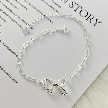 Sterling Silver Bow Knot Bracelets