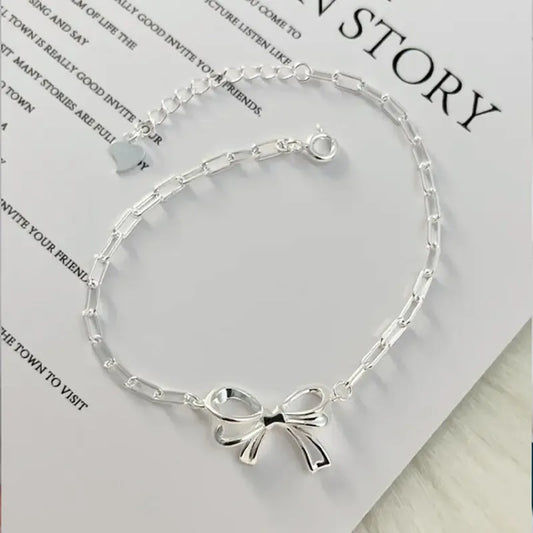 Sterling Silver Bow Knot Bracelets