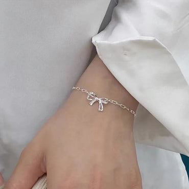 Sterling Silver Bow Knot Bracelets