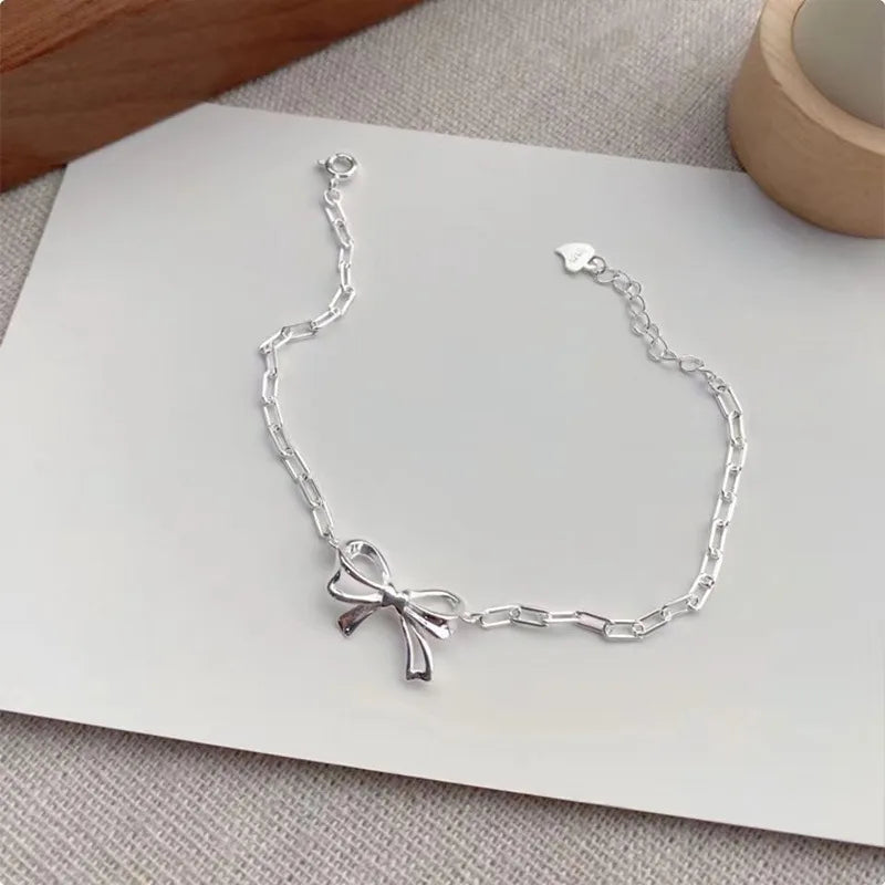 Sterling Silver Bow Knot Bracelets