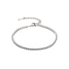Sterling Silver Bracelet Geometric Style Electroplated For Women