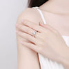Sterling Silver Bull Head Ring With Moissanite Geometric Electroplated Adjustable Open Ring For Women