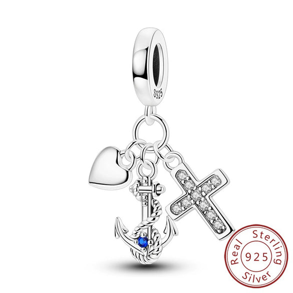 925 Sterling Silver Charm Beads Diy Accessories Bracelet With Coffee Cup Champagne Bicycle Perfume Charms And Dripping Oil Processing