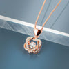 925 Sterling Silver Double Heart Pendant Necklace With Zircon Box Chain Electroplated Geometric Collarbone Necklace For Women