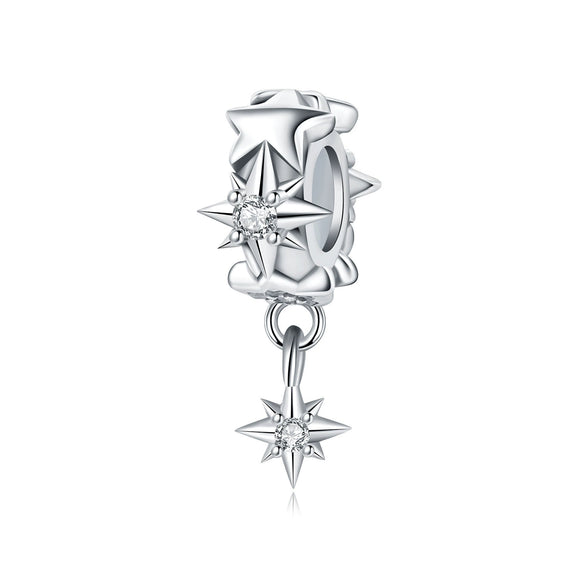 925 Sterling Silver Dripping Oil Style Diy Jewelry Bracelet Necklace Accessories Charm Bead