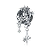 925 Sterling Silver Dripping Oil Style Diy Jewelry Bracelet Necklace Accessories Charm Bead