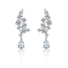 Sterling Silver Drop Shape Geometric Earrings For Women With Electroplating