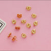 Sterling Silver 925 Ear Cap Ear Plug Ear Buckle Earrings Accessories 14K Gold Electroplated