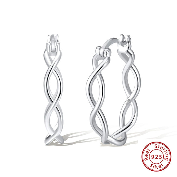 Sterling Silver 925 Earrings Goldplated Rose Gold Rhodium Electroplated Geometric Style Jewelry Batch