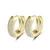 Sterling Silver 925 Earrings Goldplated Rose Gold Rhodium Electroplated Geometric Style Jewelry Batch