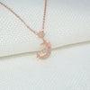 925 Sterling Silver Elegant Star Pendant Necklace With O Chain Electroplated Natural Style Clavicle Chain For Women