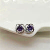 925 Sterling Silver Four Leaf Clover Earrings With Hollow Leaf Design And Diamond Accents For Women And Unisex Fashion Jewelry