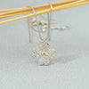 925 Sterling Silver Four Leaf Clover Pendant Necklace For Women Electroplated Floral Clavicle Chain With Light Luxury Niche Design