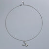 925 Sterling Silver Geometric Ball Chain Necklace With Electroplated Pendant Street Fashion Jewelry For Women And Men