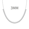 Sterling Silver 925 Geometric Clavicle Chain Necklace For Women Electroplated