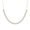 Sterling Silver 925 Geometric Clavicle Chain Necklace For Women Electroplated