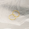 925 Sterling Silver Geometric Double Band Twist Ring With Electroplated Finish Unisex Artistic Handmade Style
