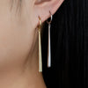 225 Sterling Silver Geometric Earrings Electroplated