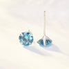 Sterling Silver Geometric Earrings Electroplated