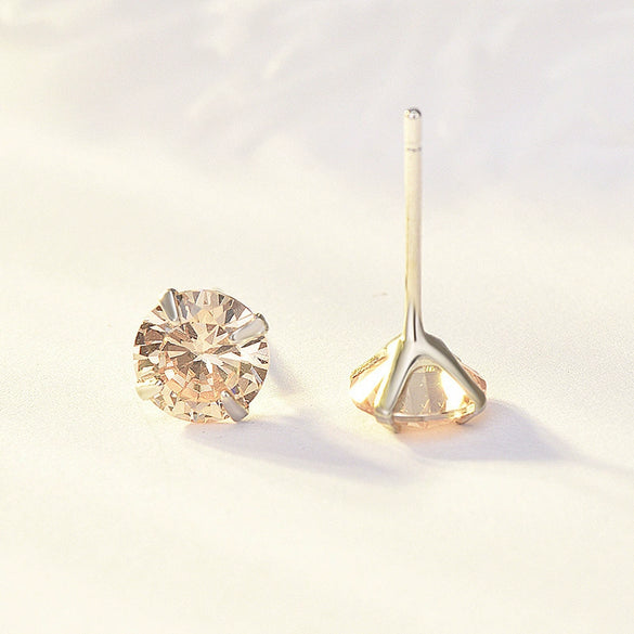 Sterling Silver Geometric Earrings Electroplated