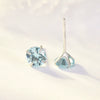 Sterling Silver Geometric Earrings Electroplated