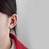 925 Sterling Silver Geometric Five Point Star Earrings For Women Electroplated Minimalist Metal Stud Earrings