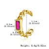 Sterling Silver Geometric Inlaid Zircon Ear Clip For Women