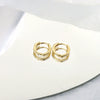 925 Sterling Silver Geometric Polygon Ear Clips For Women Minimal Elegant Electroplated Ear Buckle