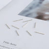 925 Sterling Silver Geometric Stud Earrings Simple Minimalist Electroplated Hypoallergenic Ear Jewelry For Women