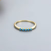 Sterling Silver Geometric Women's Ring Set With Diamonds