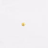 Sterling Silver Goldplated Hollow Flower Holder Petal Beaded Diy Handmade Bracelet Spacer Beads