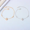 925 Sterling Silver Gourd Shaped Diamond Encrusted Women's Bracelet Electroplated Hand Jewelry