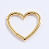 925 Sterling Silver Heart Buckle Jewelry Accessories Electroplated