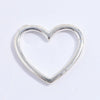 925 Sterling Silver Heart Buckle Jewelry Accessories Electroplated