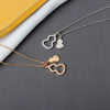925 Sterling Silver Hollow Gourd Pendant Necklace With Mixed Gem Inlay Electroplated Rose Gold Or Silver Collarbone Chain For Women