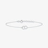 Sterling Silver IG Style Simple Style Circle Plating Bracelets