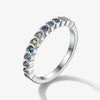 925 Sterling Silver Inlaid Zircon Heart Jewelry Set With Light Luxury Niche Style
