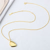 925 Sterling Silver Irregular Geometric Glazed Pendant Necklace Minimalist Electroplated Metallic Clavicle Chain
