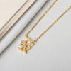 Sterling Silver Letter Pendant Necklace With Simple Diamond Accents O Chain Clavicle Necklace For Women