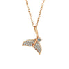 Sterling Silver Mermaid Tail Pendant Necklace Geometric Clavicle Chain Light Luxury Style For Women