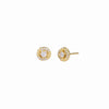 Sterling Silver Microembedded Twist Inlaid Zircon Earrings For Women