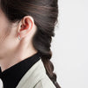 925 Sterling Silver Minimalist Geometric Hoop Earrings For Women Light Luxury Style Silver Ear Buckle